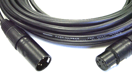 Intercom headset extension cable