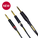 Gold Stereo Guitar Cable