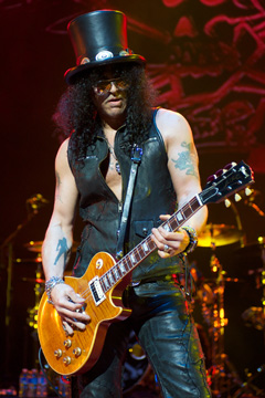 Hall of Fame artist Slash from Guns N Roses